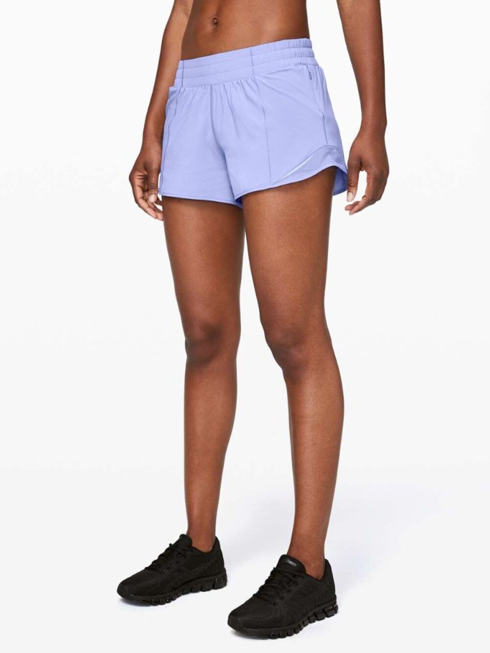 Lululemon Women's Hotty Hot Short II Long 4", Hydrangea Blue, size 4 NWOT